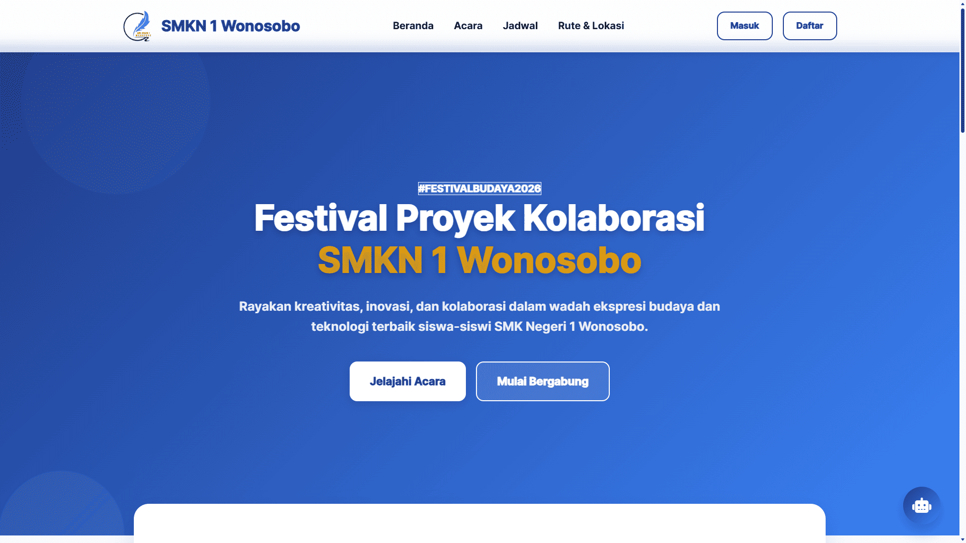 Web Event SMKN 1 Wonosobo