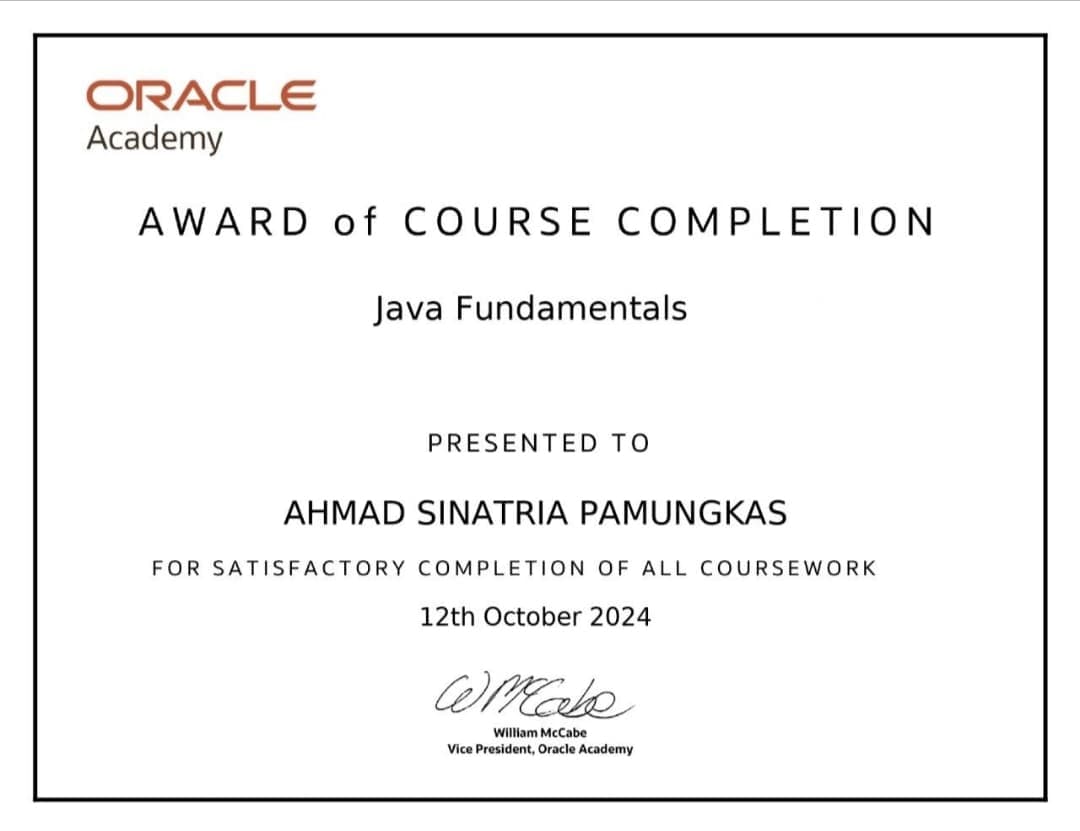 Java Fundamentals